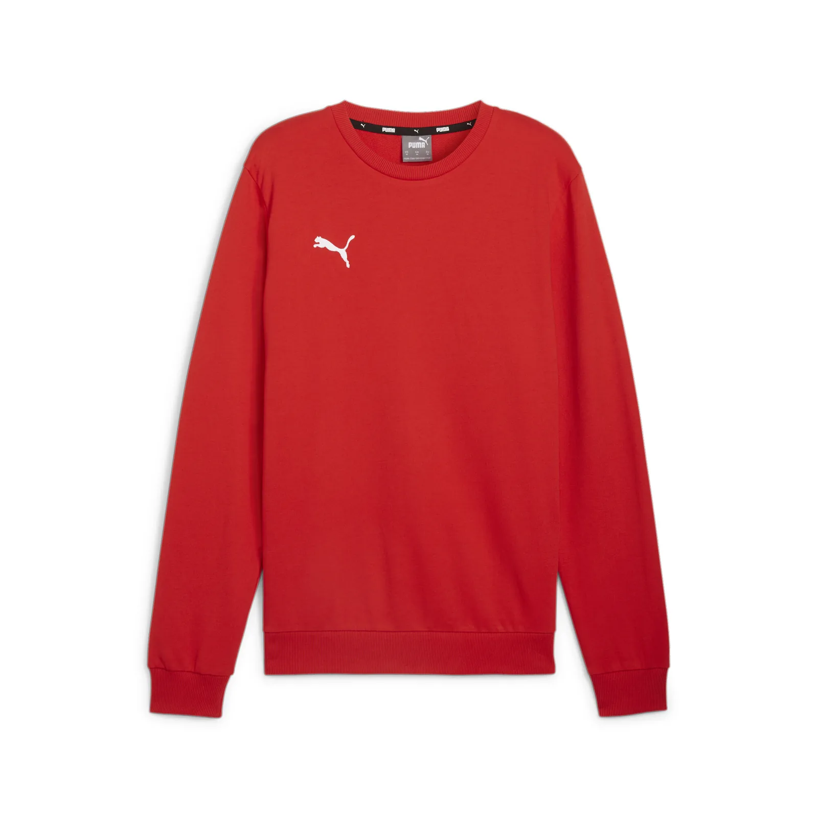 teamGOAL Casuals Crew Neck Sweat · PUMA Red-PUMA White