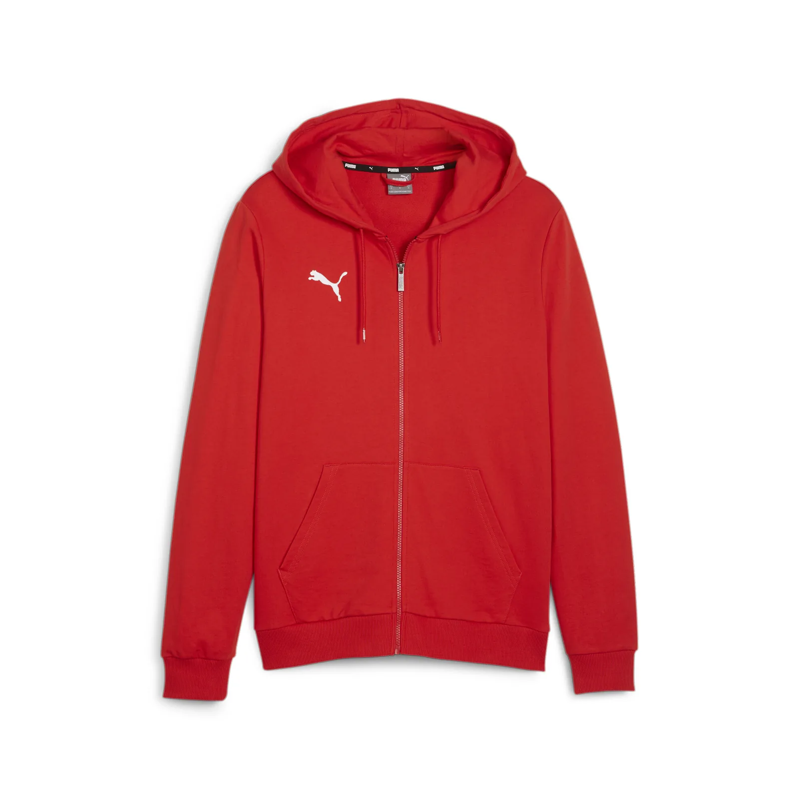teamGOAL Casuals Hooded Jacket · PUMA Red-PUMA White