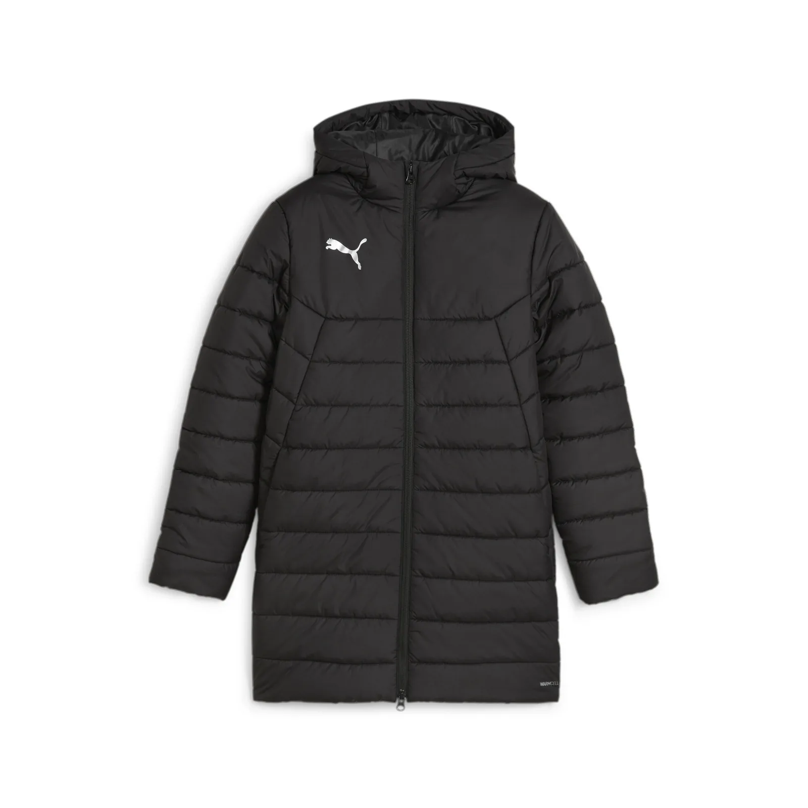teamFINAL Bench Jacket Jr · PUMA Black-PUMA Silver