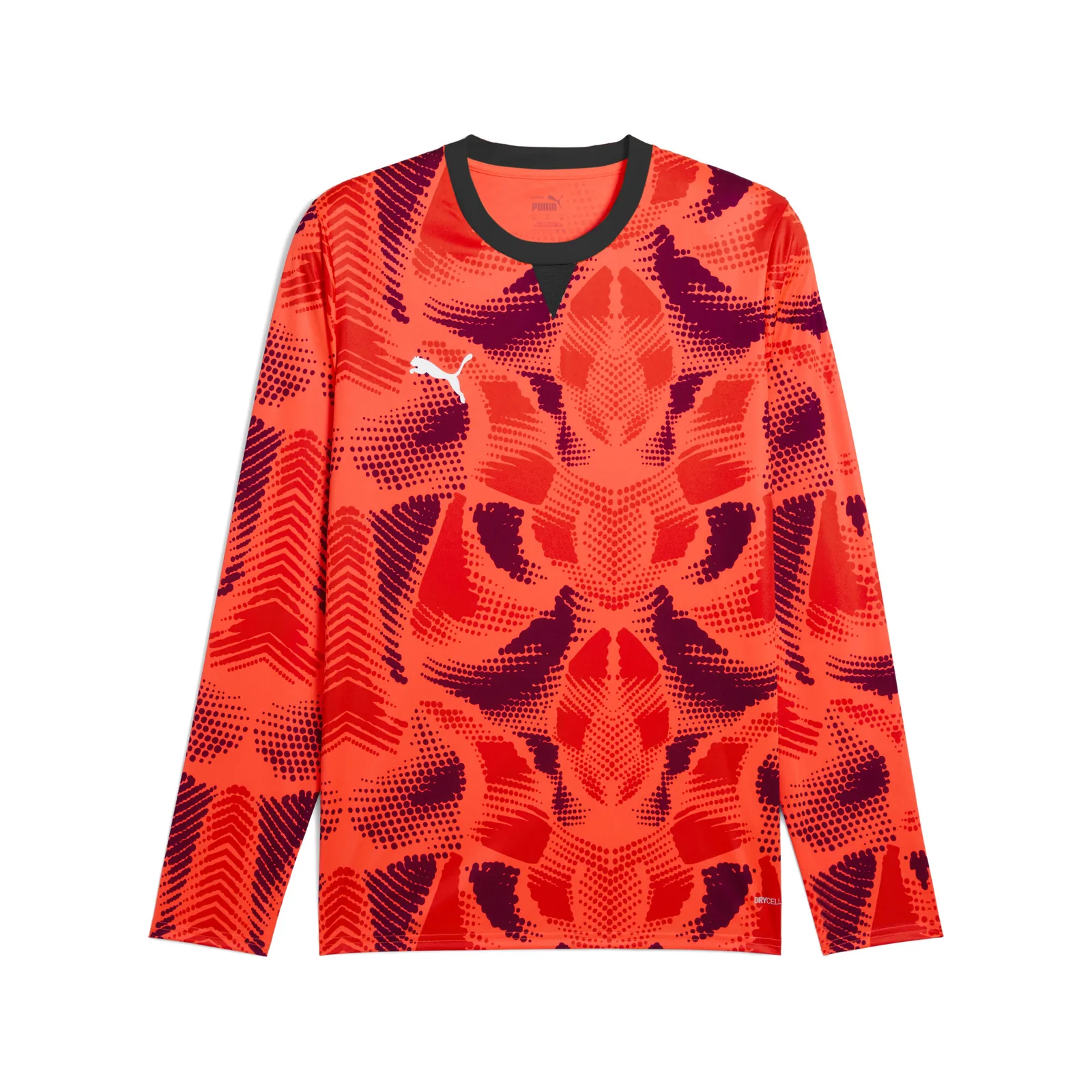 teamTARGET GK LS Jersey · Nrgy Red-PUMA White-Warm Earth
