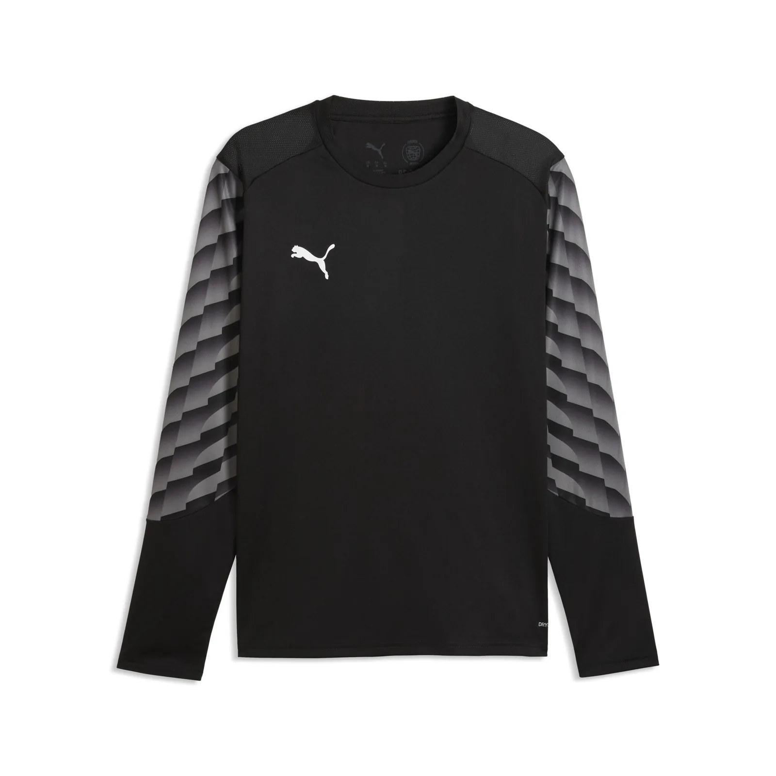 teamLIGA26 GK Jersey LS · PUMA Black-PUMA White-Flat Medium Gray
