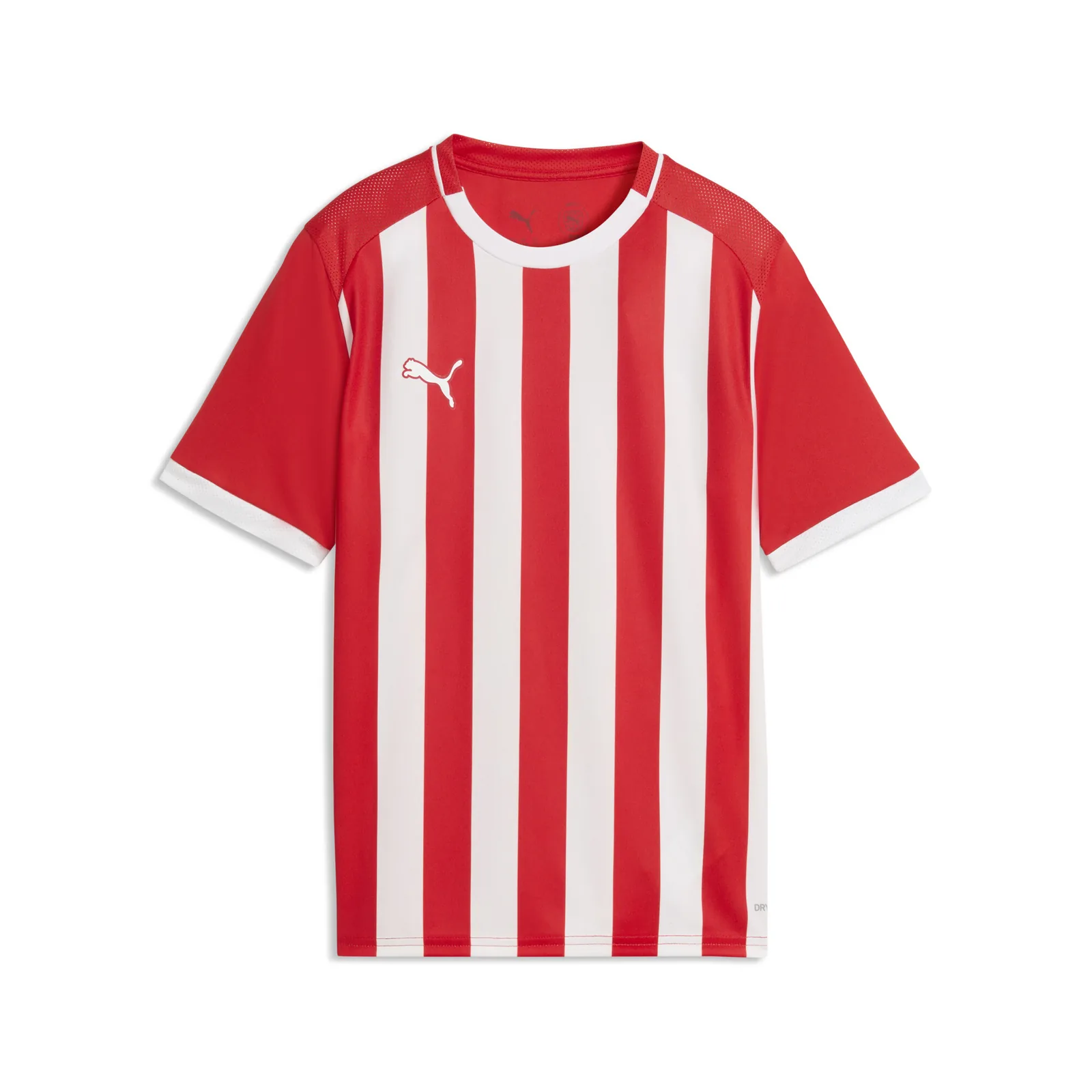 teamLIGA26 Striped Jersey Jr · PUMA Red-PUMA White-PUMA White