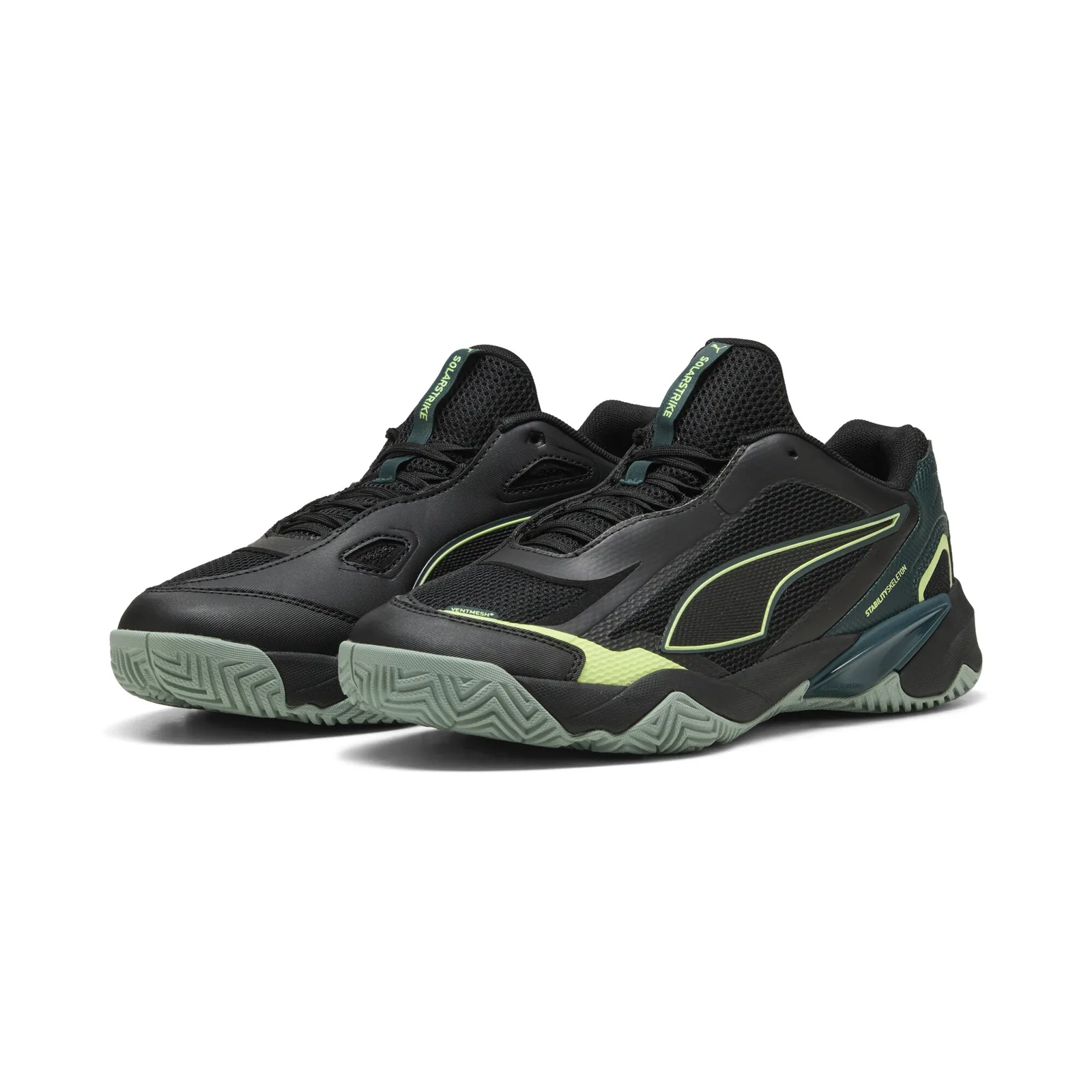 Solarstrike 4 · PUMA Black-Green Terrain-Fizzy Light-Light Moss