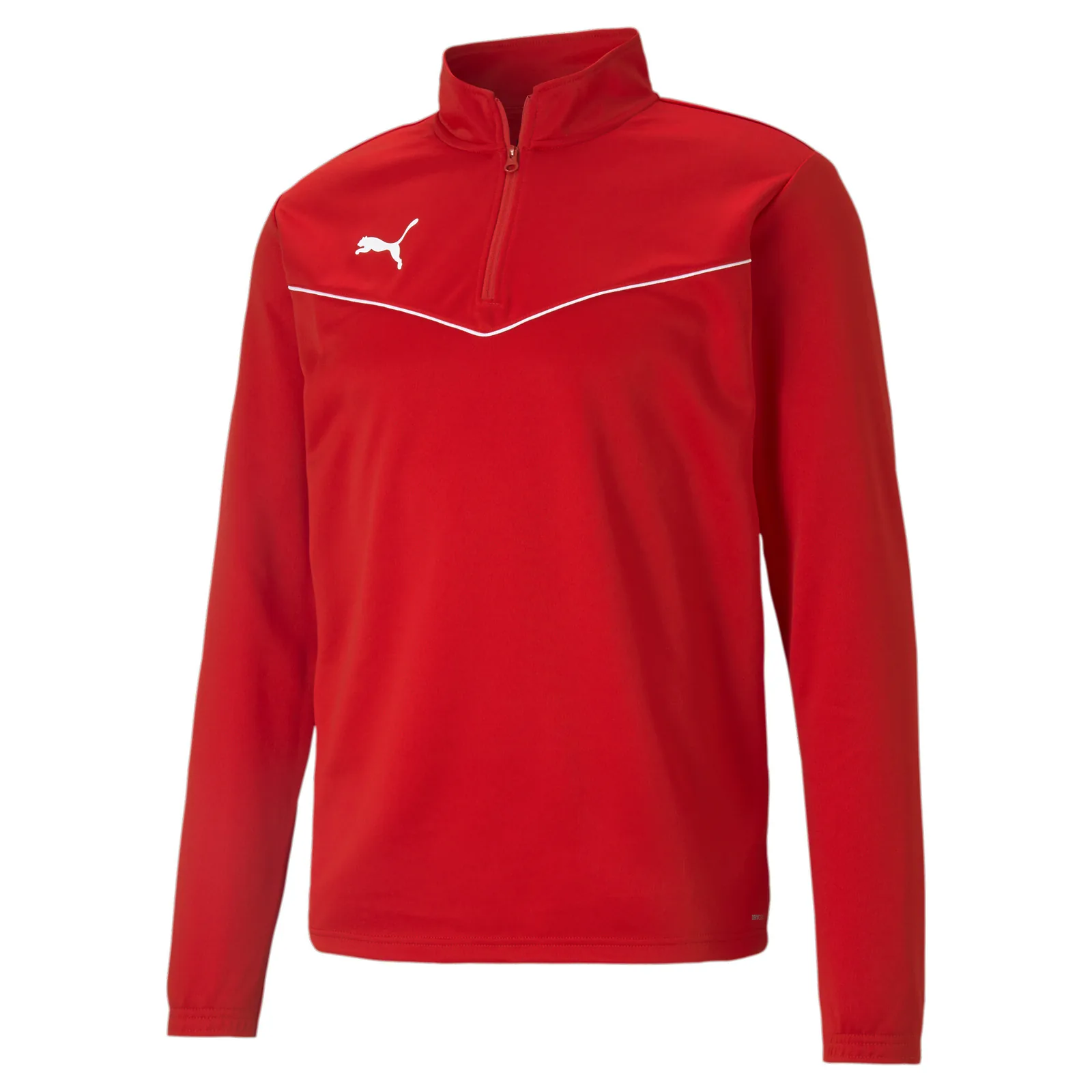 teamRISE 1/4 Zip Top · Puma Red-Puma White