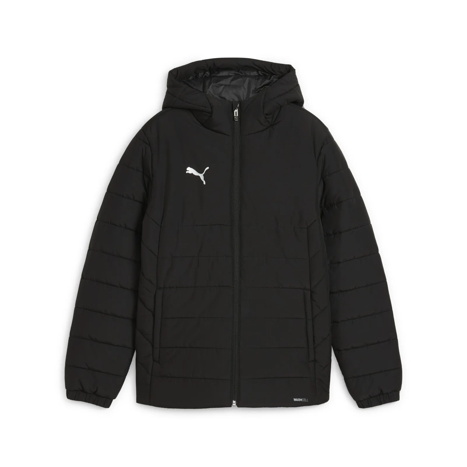 teamADDITIONS Hooded Padded Jacket Jr · PUMA Black-PUMA Silver