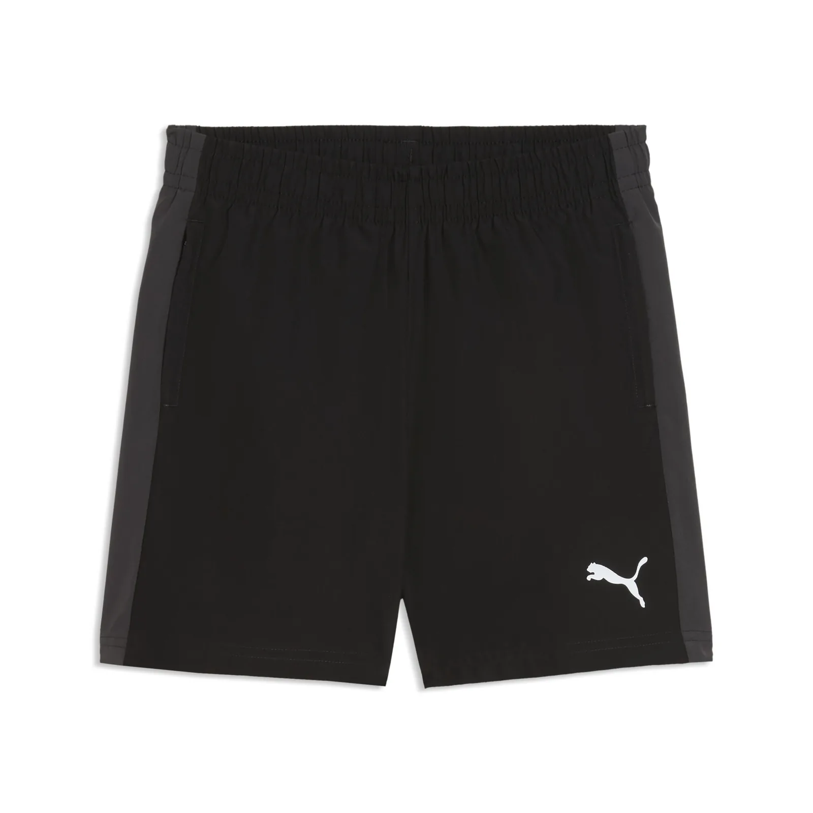 teamLIGA26 Sideline Shorts Jr · PUMA Black-PUMA White-Flat Dark Gray